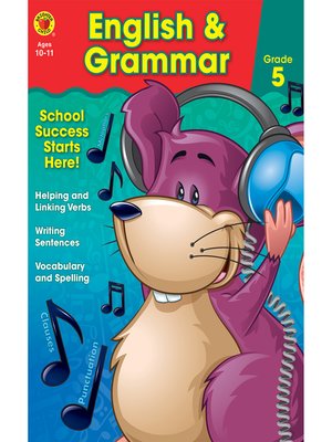 cover image of English & Grammar, Grade 5
